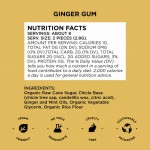 OEM /ODM Private Label Simply Gum Rich in Ginger-Mint Organic Rice Flour |15 Pieces for Adult