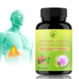 OEM Manufacturer Silymarin Pueraria Liver Health Tablets Natural Liver Detox Tablets with Silymarin and Pueraria