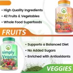 OEM Whole Food Superfood Capsules - 90 Fruit & 90 Veggie Blend, Rich in Natural Vitamins & Minerals