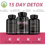 OEM  Colon Cleanse 15 Day Detox Capsules for Gut Health and Fat Burning Supplement Improve Digestive Detox Gut and Colon Support