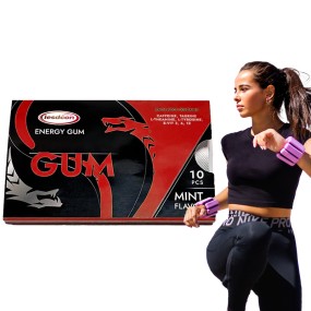 OEM High Energy Mints Oral Care Chewing Gum Sugar-Free Energy Gum for Fresh Breath with Caffeine L-theanine B6 B12