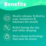 ODM Vegan Mints Xylitol Tablets Supplement for Dry Mouth Relief Moisturizing Dry Mouth Adhering Discs Sugar Free with Xylitol
