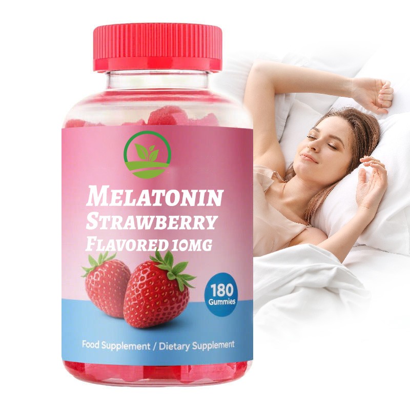OEM Vegan Melatonin Sleep Gummies Supplement Sugar Free L-theanine Natural Sleep Aid Supplement Vitamin Gummies Improved Sleep