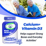 OEM Calcium Vitamin D3 Bone Capsules Highly Absorbable Calcium for Strong Bones Daily Activity Joint Support Herbal Supplements
