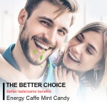 OEM L-Theanine Energy Caffeine Tablets Chewing Gums Support Energy Focus Sugar Free Peppermint Gum Tablets Herbal Supplement