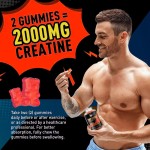 Hot Sale Gummies Creatine Gummies for Muscle Growth and Energy Support for Adult Herbal Supplement