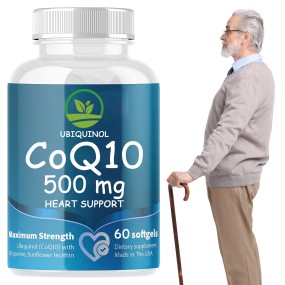 OEM /ODM CoQ10 Dietary Supplement for Heart Support Softgels Antioxidant Support Herbal Supplement