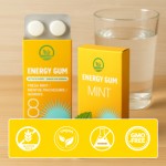 OEM Vegan Caffeine Gum 50mg | Sugar-Free Energy & Focus | B6 B12 Taurine | Fresh Mint