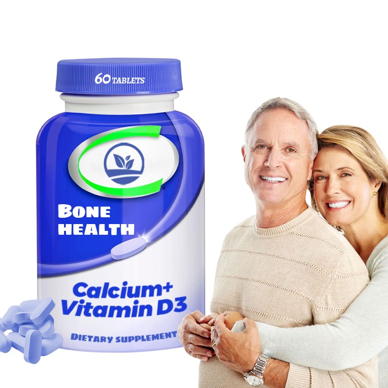 OEM Calcium Vitamin D3 Bone Capsules Highly Absorbable Calcium for Strong Bones Daily Activity Joint Support Herbal Supplements
