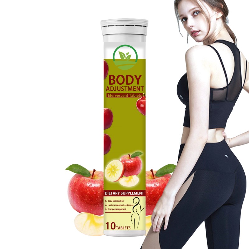 Wholesale Slimming Detox Tablets | OEM Vitamin C Effervescent for Calorie Burn | Metabolism Booster | Apple Flavor