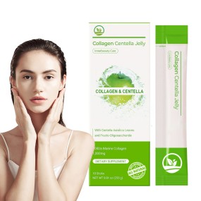 OEM Skin Whitening Supplement Delicious Beauty Collagen Jelly Stick Fish Collagen Drink