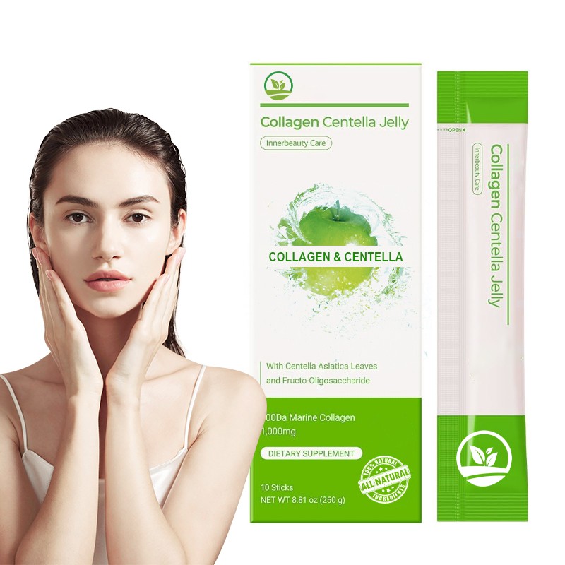 OEM Skin Whitening Supplement Delicious Beauty Collagen Jelly Stick Fish Collagen Drink