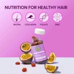 OEM Private Label Vegan Biotin Gummies Hair Vitamin Gummies Supplement Biotin Collage Keratin Gummies with Collagen Vitamin C