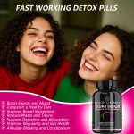 OEM  Colon Cleanse 15 Day Detox Capsules for Gut Health and Fat Burning Supplement Improve Digestive Detox Gut and Colon Support