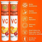OEM/ODM 1000mg Vitamin C Zinc Immune Support - Organic Orange Multivitamin Effervescent Tablets Herbal Supplement