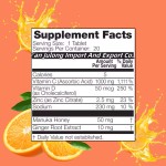 OEM/ODM 1000mg Vitamin C Zinc Immune Support - Organic Orange Multivitamin Effervescent Tablets Herbal Supplement
