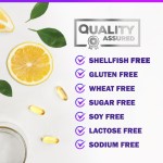 OEM Factory Supply Vegan Omega 3 Softgel Capsules Vitamin EPA DHA Halal Supplements 2400mg Brain & Heart Health Support