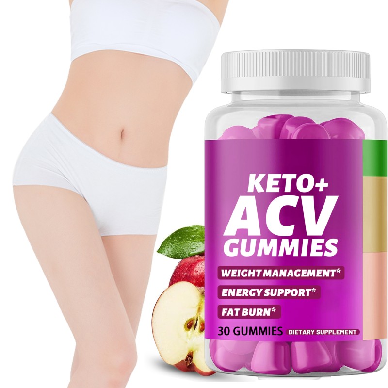 OEM Hot Selling Keto Gummies Rich in Apple Cider Vinegar for Weight Management Belly Fat Burning Dietary Supplements