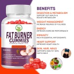 Multi-Benefit Gluten Free Apple Cider Vinegar Gummies 1000mg with B12, Weight Managenebt, Digestion & Energy Booster