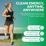 OEM L-Theanine Energy Caffeine Tablets Chewing Gums Support Energy Focus Sugar Free Peppermint Gum Tablets Herbal Supplement
