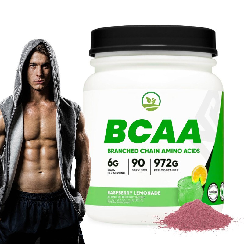 OEM Wholesale Price Vegan Herb Extract Amino Acid Supplement Manufacturers BCAA Drink Energy Drink Bulk 2:1:1 BCAA Powder