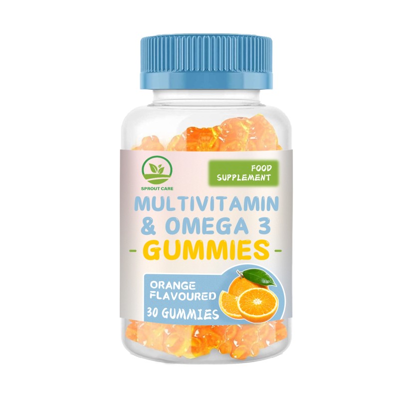 Top Quality Food Grade Kids Multivitamin Gummies Vitamin Omega 3 Gummies Children Multivitamin Gummies Improve lmmunity