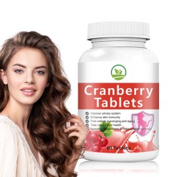 Manufactory Vegan Cranberry Tablets for Immunity and Skin Health Support Collagen Tablets for Adult Herbal Supplement