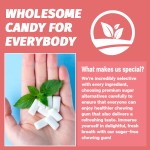 OEM Watermelon Chewing Gum with L-Theanine Caffeine Supplements Keep Teeth Whitening Healthy