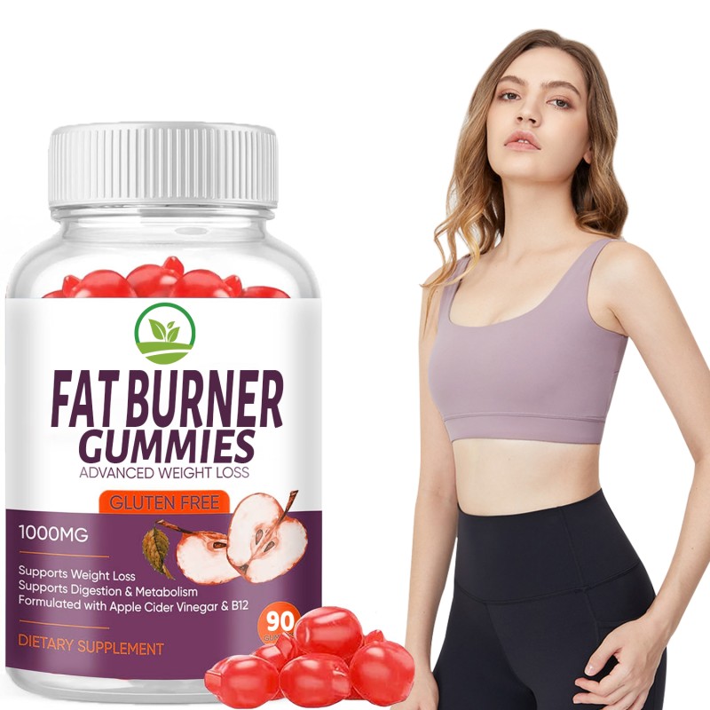 Multi-Benefit Gluten Free Apple Cider Vinegar Gummies 1000mg with B12, Weight Managenebt, Digestion & Energy Booster