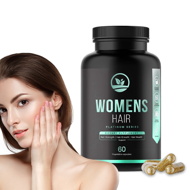 OEM Hot Sale Women Hair Complex Vitamin Supplement Support Thicker Hair Growth Biotin Capsules