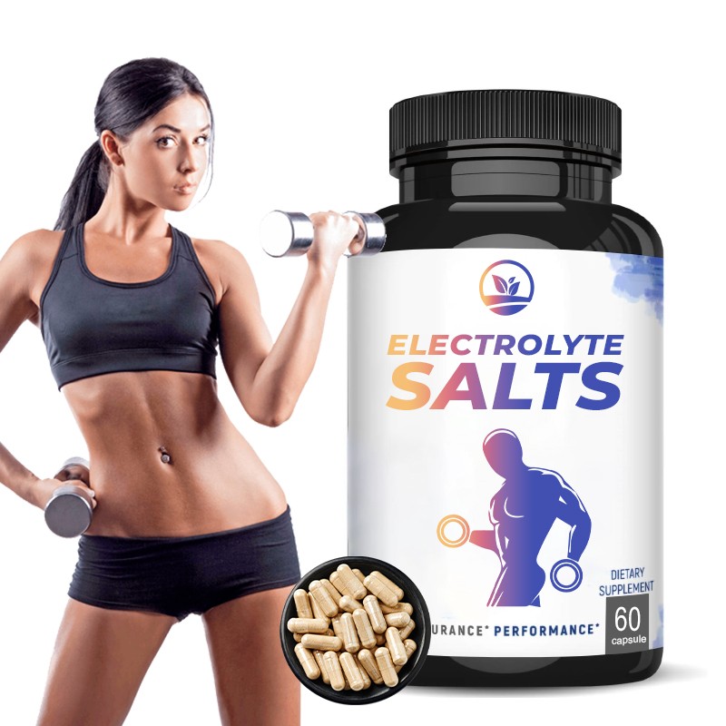 OEM Electrolyte Salts Capsule Magnesium Sodium Potassium Calcium Hard Capsules Pills Sports Supplements for Electrolyte Energy