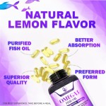 OEM Factory Supply Vegan Omega 3 Softgel Capsules Vitamin EPA DHA Halal Supplements 2400mg Brain & Heart Health Support