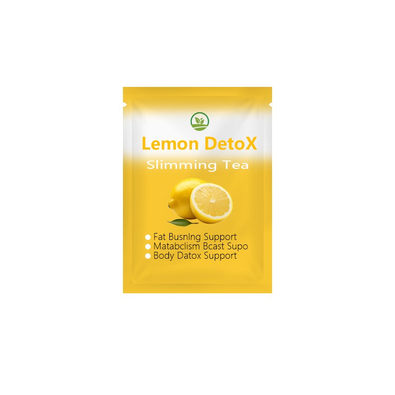OEM Natural Lemon Detox Slimming Tea Mix Herbal Fast Slimming Fit Tea Flat Tummy Detox Diet Tea for Digestive Health Adults