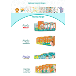 Baby Diaper Pants Manufacturer - PERLA Disposable Breathable Anti-Leak Sizes 1-6
