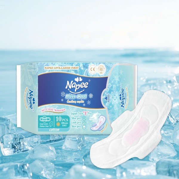 卫生巾生产商 - 定制标女性护理Maxi棉柔