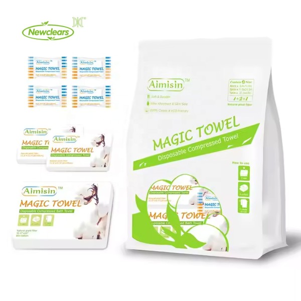 Compressed Towel Manufacturer - 90gsm Non-woven Fabric Hotel Salon Spa Quality