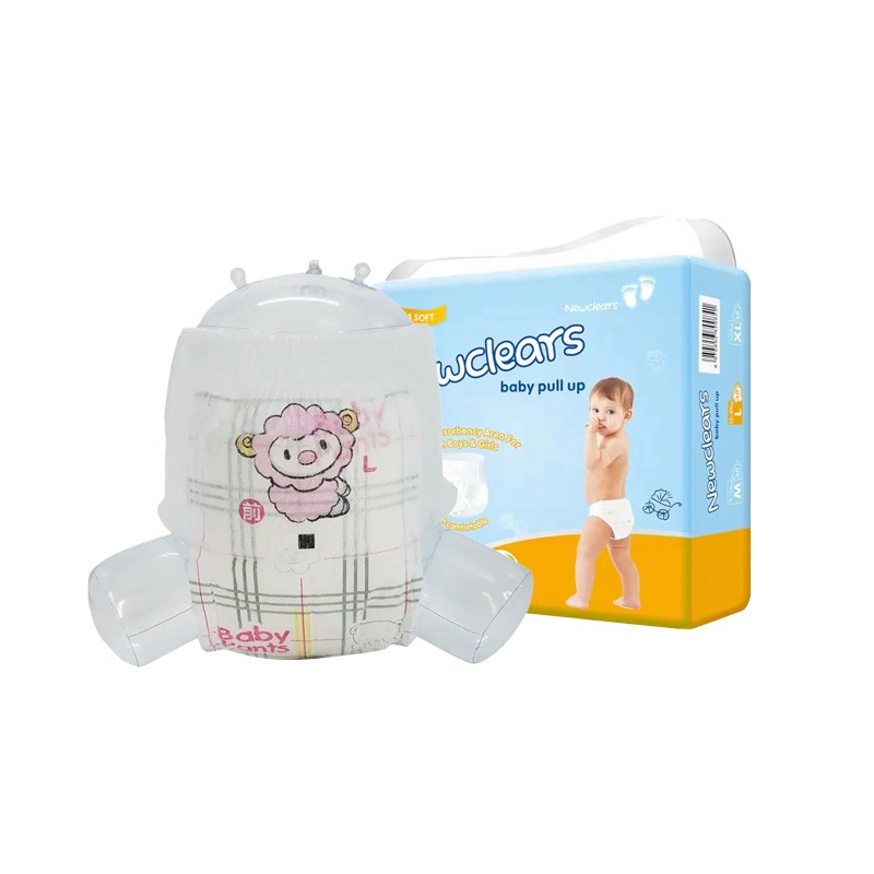 婴儿拉拉裤厂家 - 柔软3D防漏护围一次性裤型