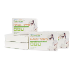 压缩毛巾厂家 - 吸收性棉魔法可扩展浴巾大号