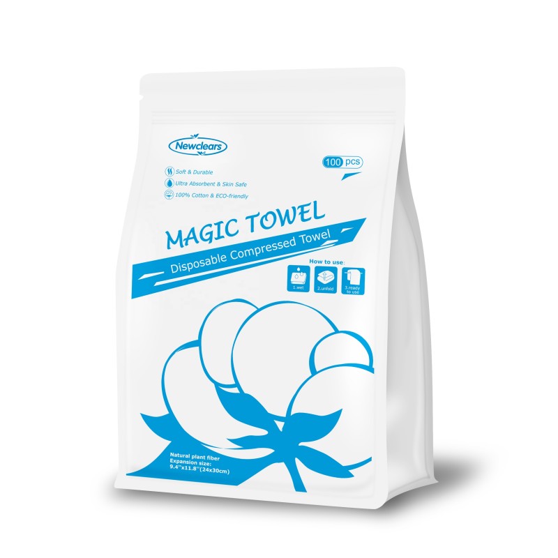压缩毛巾厂家 - 片状单枚一次性户外旅行毛巾