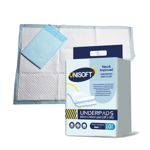 Medical Underpad Manufacturer - Unisoft Wholesale Super Absorbent Leak Proof