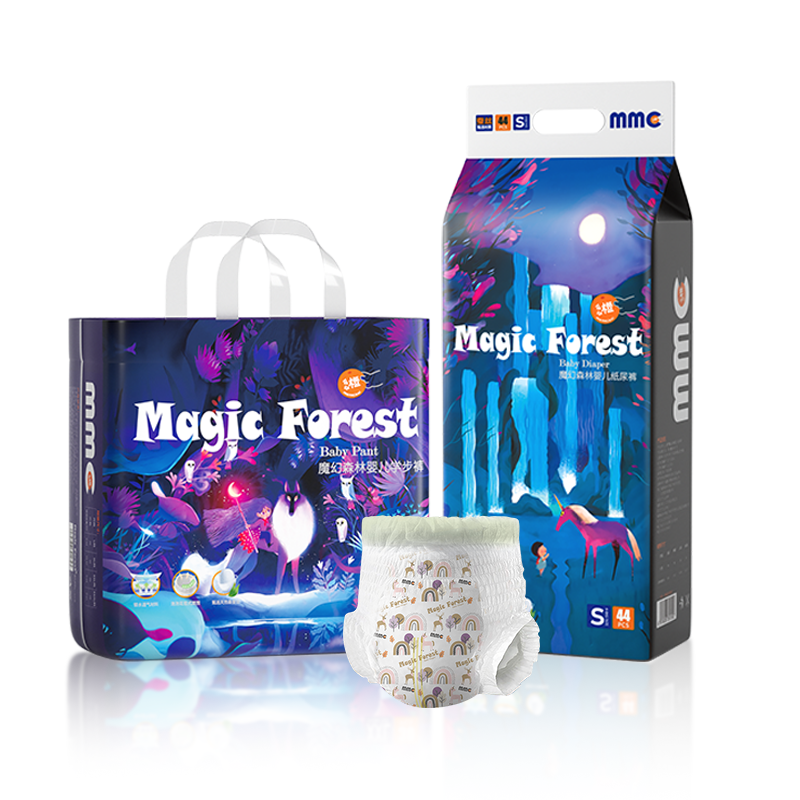 婴儿纸尿裤厂家 - 批发代工ODM透气干爽表层天然一次性