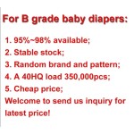 婴儿纸尿裤厂家 - 中国批发A/B/C级裤型尿裤游泳韩国拉拉裤批量