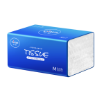 面巾纸厂家 - 盒装面巾纸100抽2层纸巾盒