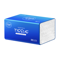 面巾纸厂家 - 盒装面巾纸100抽2层纸巾盒