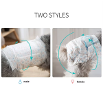 Pet Diapers Manufacturer - Disposable Dog Cat Nappy Male Female Quality PE Film Free Sample
