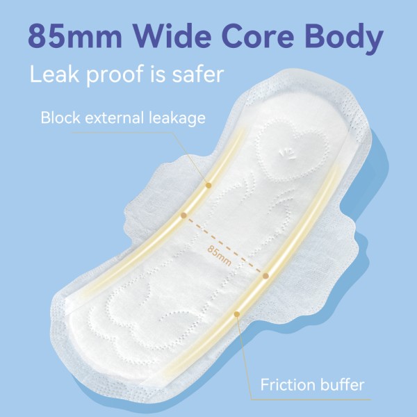 Sanitary Napkin Supplier - Ultra-Thin Cotton Breathable Lightweight