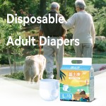 Adult Geriatric Diaper Supplier - Ecological Absorbia Printed Disposable