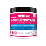 Probiotics Dog Vitamins with Glucosamine Chondroitin MSM Omega 3 Calcium Flea Tick Treatment Premium Pet Health Care Supplements