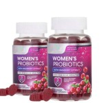 Private Label Vegan Cranberry Adult Probiotic Gummies for Women