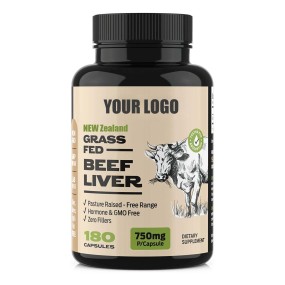 High Absorption New Zealand Grassfed Beef Liver Capsule Supplement Natural Vitamin B12 CoQ10 for Adults in Sports Nutrition